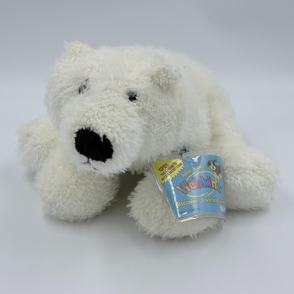 GANZ Webkinz Polar Bear Stuffed Animal Plush HM116 New Sealed Tag